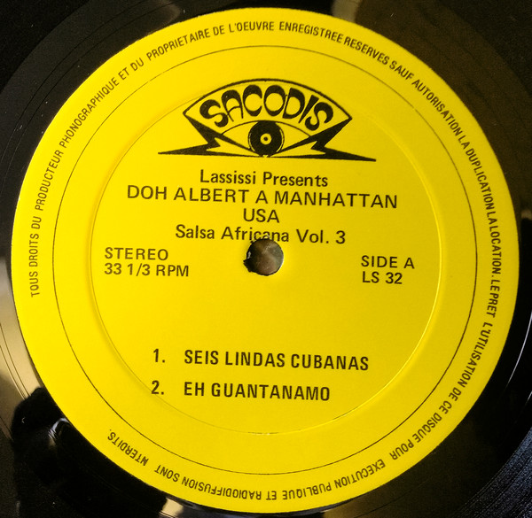 Doh Albert - A Manhattan U.S.A. - Salsa Africana Vol.3 | Sacodis (LS 32) - 2