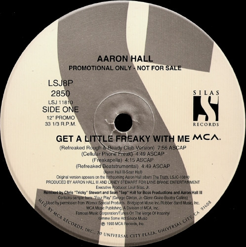 Aaron Hall - Get A Little Freaky With Me | MCA Records (LSJ8P-2850)