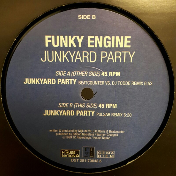 Funky Engine - Junkyard Party | House Nation (DST 051-70642.5) - 2 Funky Engine - Junkyard Party | House Nation (DST 051-70642.5) - 2
