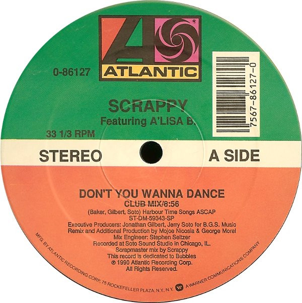 Scrappy - Don't You Wanna Dance | Atlantic (0-86127)