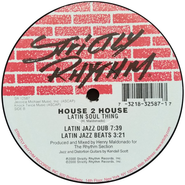 House 2 House - Latin Soul Thing | Strictly Rhythm (SR 12587) - 3