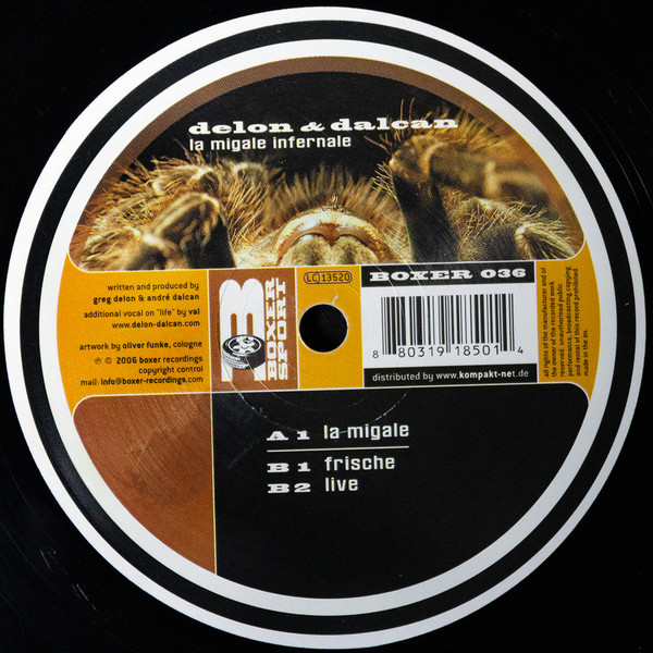 Delon & Dalcan - La Migale Infernale | Boxer Recordings (BOXER 036) - 2 Delon & Dalcan - La Migale Infernale | Boxer Recordings (BOXER 036) - 2