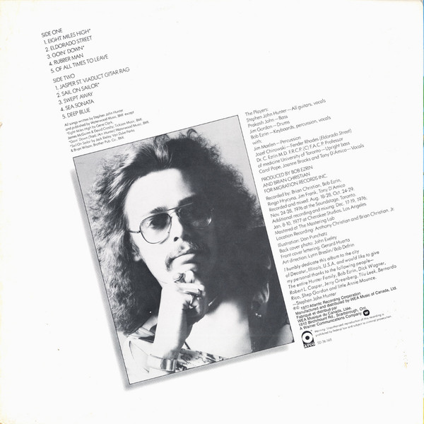 Steve Hunter - Swept Away | Atco Records (SD 36-148) - 2