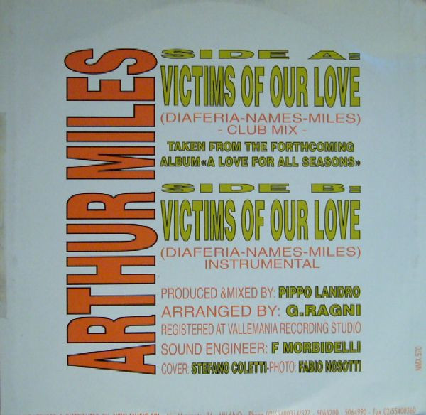 Arthur Miles - Victims Of Our Love | New Music International (NMX 570) - 2 Arthur Miles - Victims Of Our Love | New Music International (NMX 570) - 2
