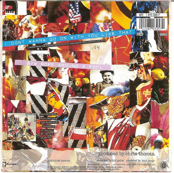 Elton John - I Don't Wanna Go On With You Like That | The Rocket Record Company (870 325-7) - 2