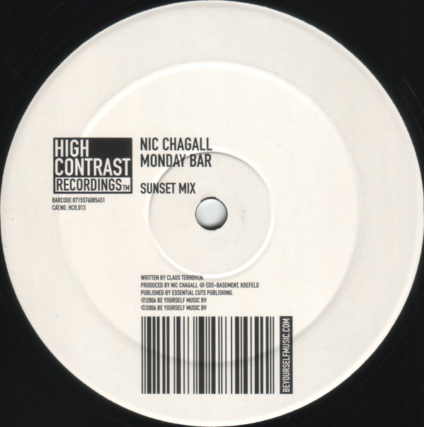 Nic Chagall - Monday Bar | High Contrast Recordings (HCR.013) - 4 Nic Chagall - Monday Bar | High Contrast Recordings (HCR.013) - 4