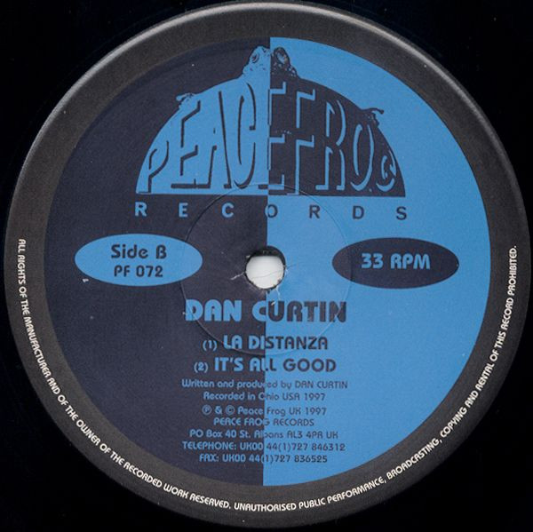 Dan Curtin - Whisper To An Echo | Peacefrog Records (PF072) - 2 Dan Curtin - Whisper To An Echo | Peacefrog Records (PF072) - 2