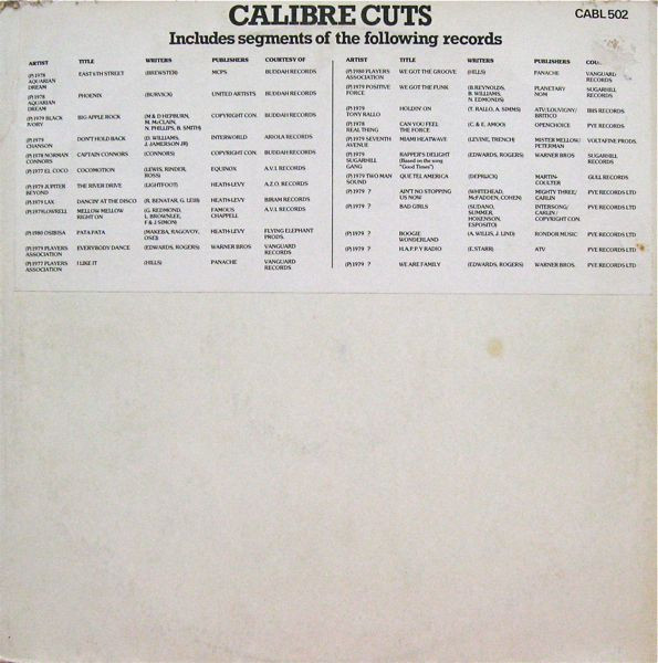 Various - Calibre Cuts | Calibre (CABL 502) - main Various - Calibre Cuts | Calibre (CABL 502) - main