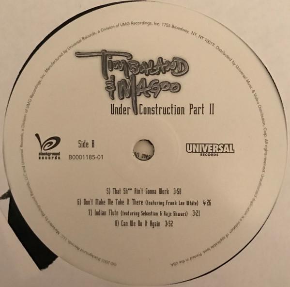 Timbaland & Magoo - Under Construction Part II | Blackground Records (B0001185-01) - 4