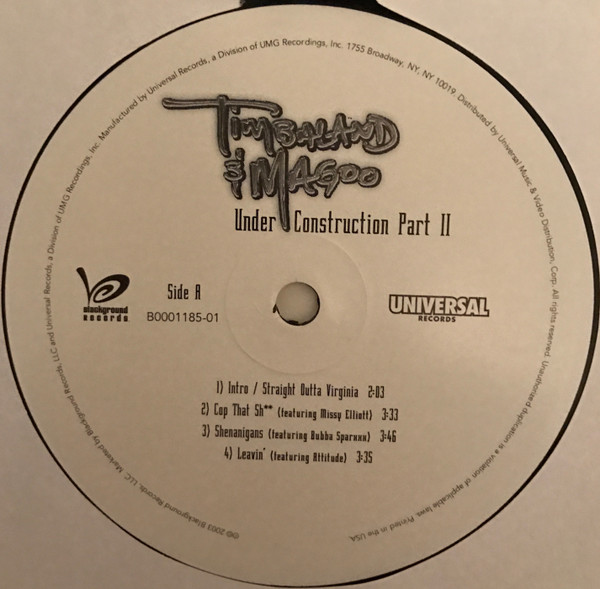 Timbaland & Magoo - Under Construction Part II | Blackground Records (B0001185-01) - 3