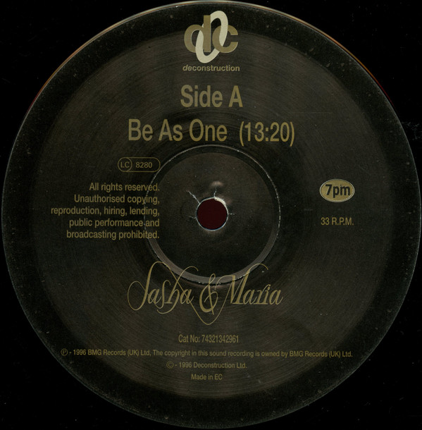 Sasha & Maria Nayler - Be As One | Deconstruction (74321 342961) - 3 Sasha & Maria Nayler - Be As One | Deconstruction (74321 342961) - 3