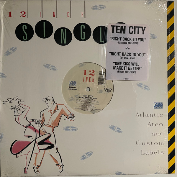 Ten City - Right Back To You | Atlantic (0-86574)