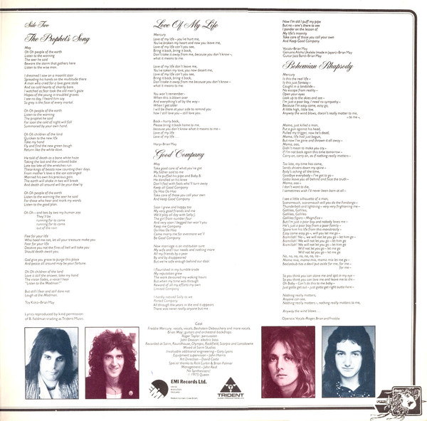 Queen - A Night At The Opera | EMI (EMTC 103) - 3 Queen - A Night At The Opera | EMI (EMTC 103) - 3