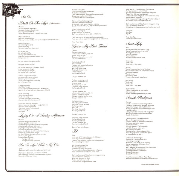 Queen - A Night At The Opera | EMI (EMTC 103) - 2 Queen - A Night At The Opera | EMI (EMTC 103) - 2