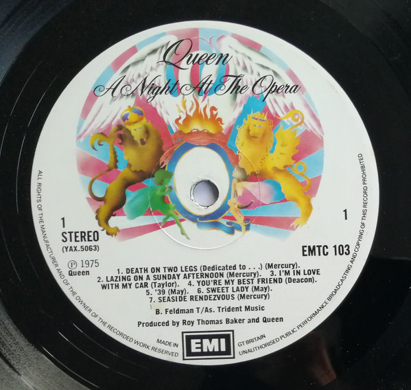 Queen - A Night At The Opera | EMI (EMTC 103) - 5 Queen - A Night At The Opera | EMI (EMTC 103) - 5