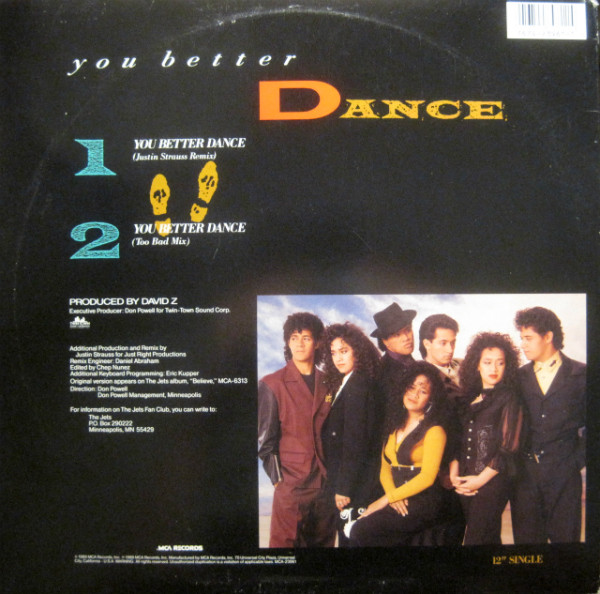 The Jets - You Better Dance | MCA Records (MCA-23961) - 2