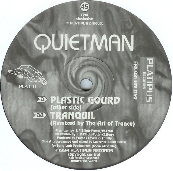 Quietman - Plastic Gourd / Tranquil | Platipus (PLAT 11)