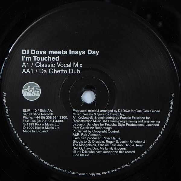 DJ Dove Meets Inaya Day - I'm Touched | Slip 'n' Slide (SLIP 110) - 4 DJ Dove Meets Inaya Day - I'm Touched | Slip 'n' Slide (SLIP 110) - 4