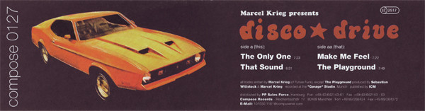 Marcel Krieg - Disco Drive | Compose Records (COMPOSE 0127) - 3 Marcel Krieg - Disco Drive | Compose Records (COMPOSE 0127) - 3