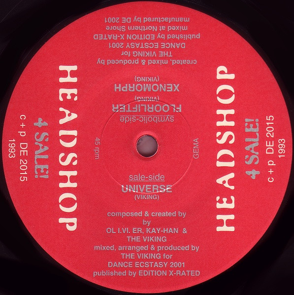 Headshop - 4 Sale! | Dance Ecstasy 2001 (DE 2015) - 3