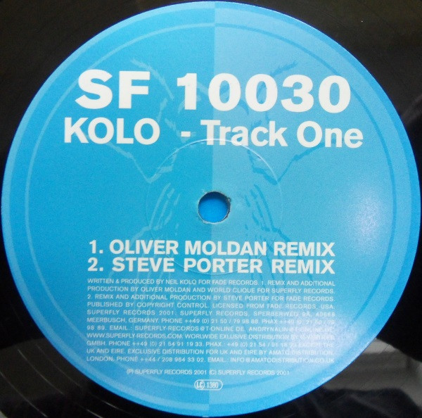 Kolo - Track One | Superfly (SF 10.030) - 2