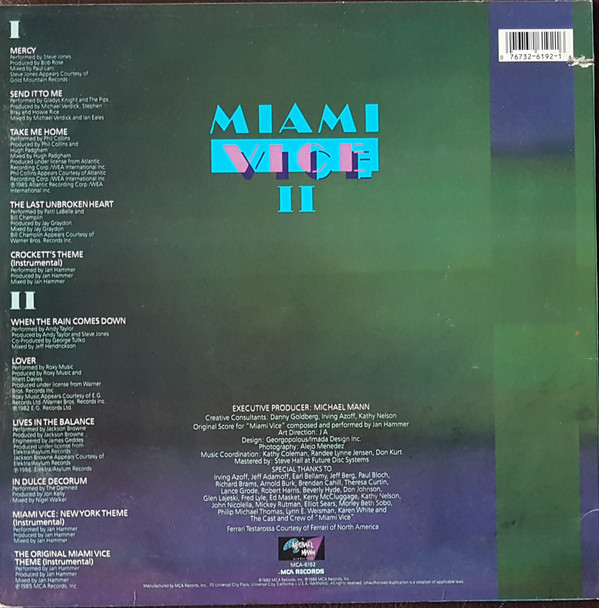 Miami Vice II (New Music From The Television Series, "Miami Vice")