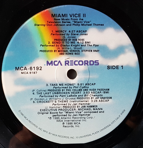 Miami Vice II (New Music From The Television Series, "Miami Vice")