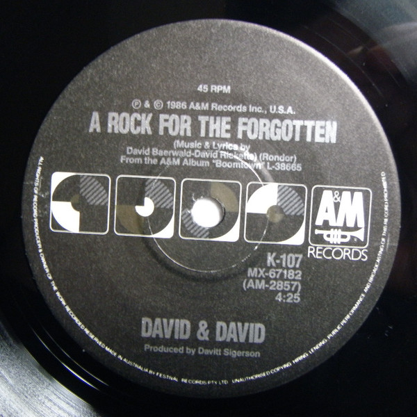 David & David - Welcome To The Boomtown | A&M Records (K-107) - 2
