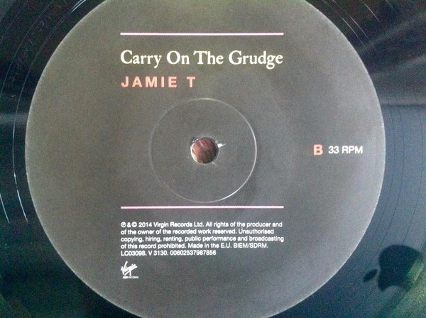 Jamie T - Carry On The Grudge | Virgin EMI Records (00602537987856) - 4 Jamie T - Carry On The Grudge | Virgin EMI Records (00602537987856) - 4
