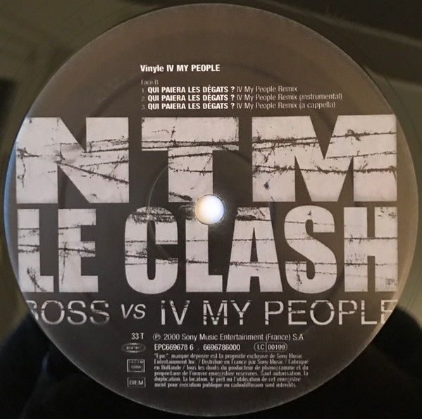 Suprême NTM - Le Clash: BOSS Vs IV My People (Round 2) | Epic (EPC669678 6) - 4