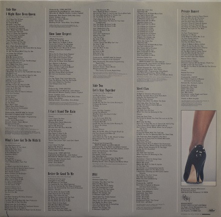 Tina Turner - Private Dancer | Capitol Records (ST-512330) - 3