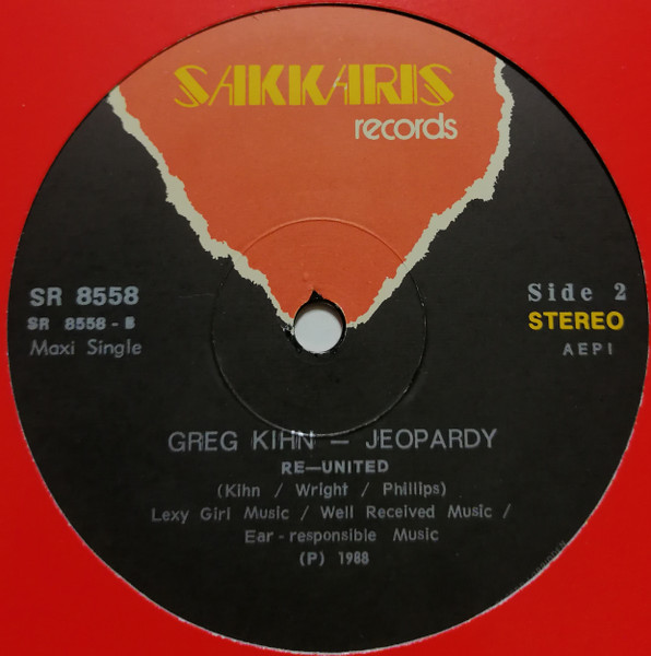 Greg Kihn Band - Jeopardy | Sakkaris Records (SR 8558) - 3