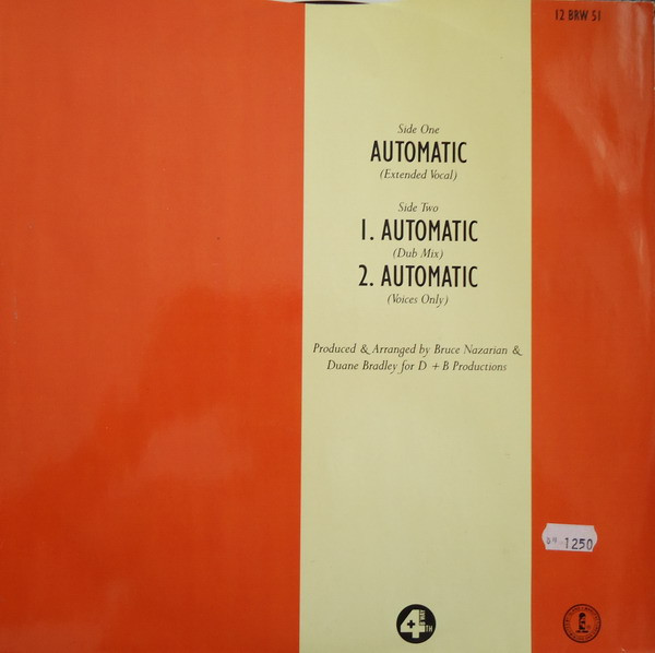 Millie Scott - Automatic | 4th & Broadway (12 BRW 51) - 2 Millie Scott - Automatic | 4th & Broadway (12 BRW 51) - 2