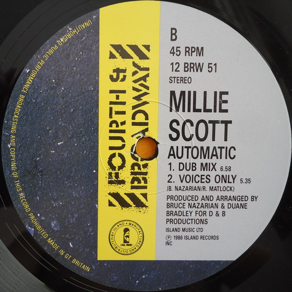 Millie Scott - Automatic | 4th & Broadway (12 BRW 51) - 4 Millie Scott - Automatic | 4th & Broadway (12 BRW 51) - 4