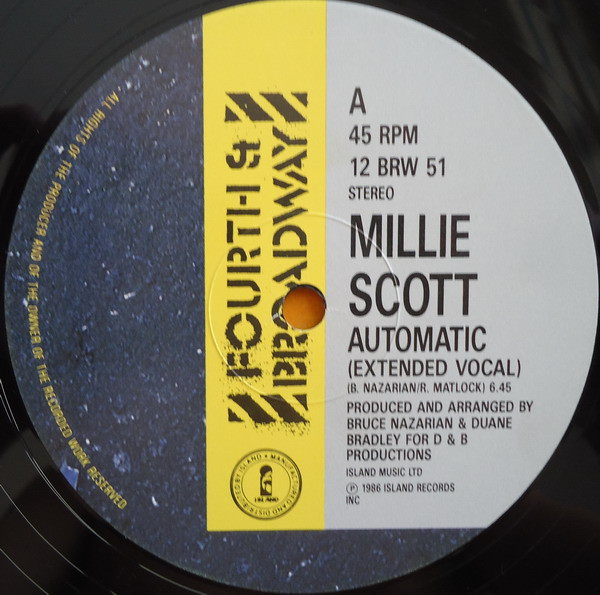 Millie Scott - Automatic | 4th & Broadway (12 BRW 51) - 3 Millie Scott - Automatic | 4th & Broadway (12 BRW 51) - 3
