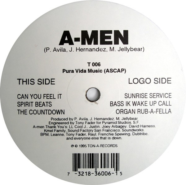 A-Men - The West Coast Sermon EP | Ton-A-Records (T 006)