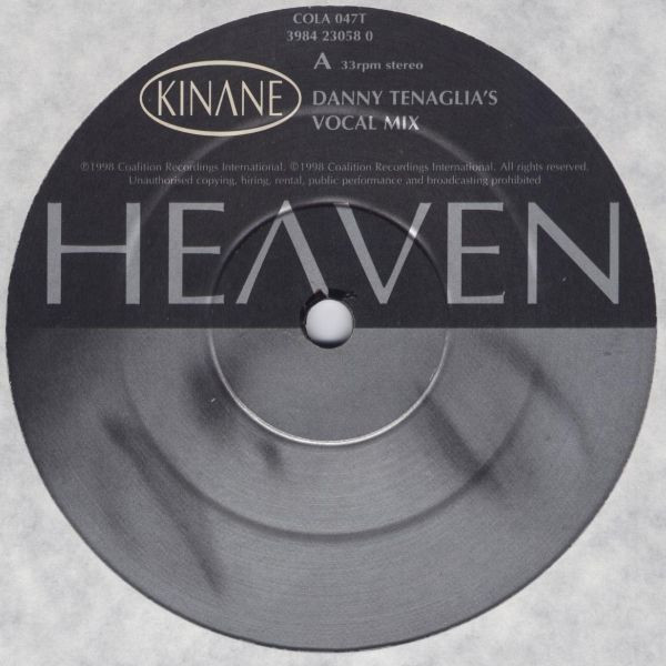 Kinane - Heaven (Danny Tenaglia Mixes) | Coalition Recordings (COLA 047T) - 3 Kinane - Heaven (Danny Tenaglia Mixes) | Coalition Recordings (COLA 047T) - 3