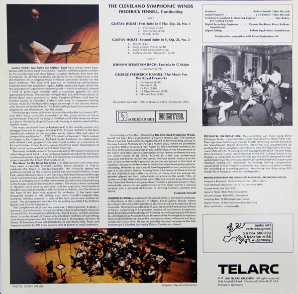 Suite No. 1 In E-Flat • Suite No. 2 In F / Music For The Royal Fireworks / Fantasia In G