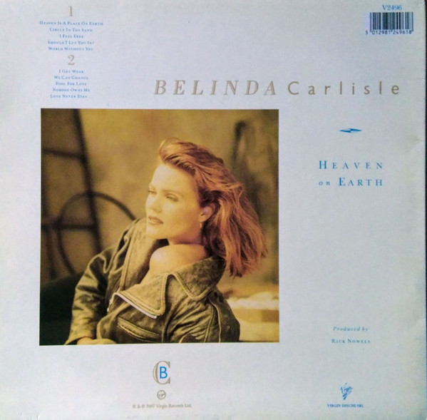 Belinda Carlisle - Heaven On Earth | Virgin (V 2496) - 2
