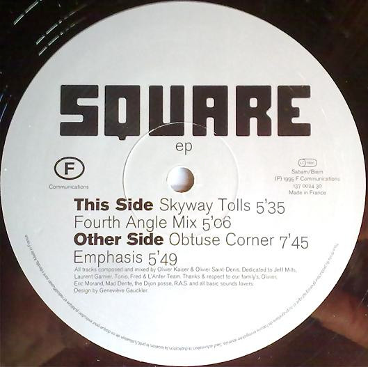 Square - Square EP | F Communications (F 024) - 3 Square - Square EP | F Communications (F 024) - 3