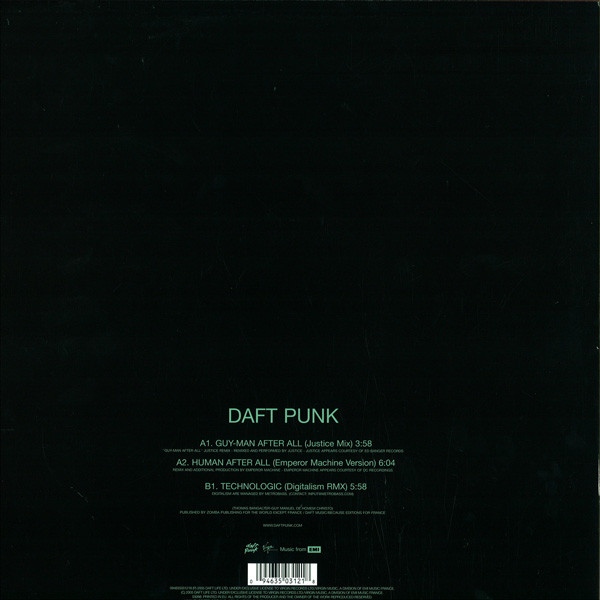 Daft Punk - Human After All (Unreleased Remixes) | Virgin (094635031218) - 2