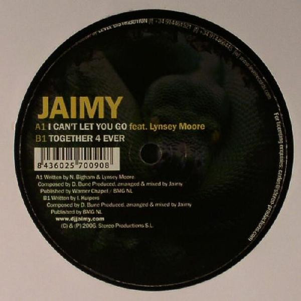 Jaimy - I Can't Let You Go / Together 4 Ever | Tribo Recordings (TRIBO 013) - main