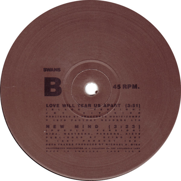 Swans - Love Will Tear Us Apart | Product Inc. (PROD 23 B) - 3