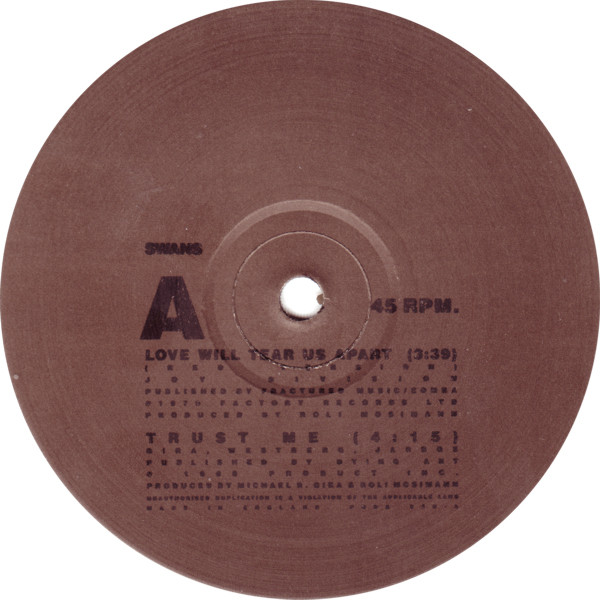 Swans - Love Will Tear Us Apart | Product Inc. (PROD 23 B) - 2