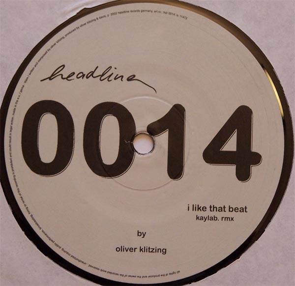 Oliver Klitzing - I Like That Beat | Headline (hdr 0014) - 2