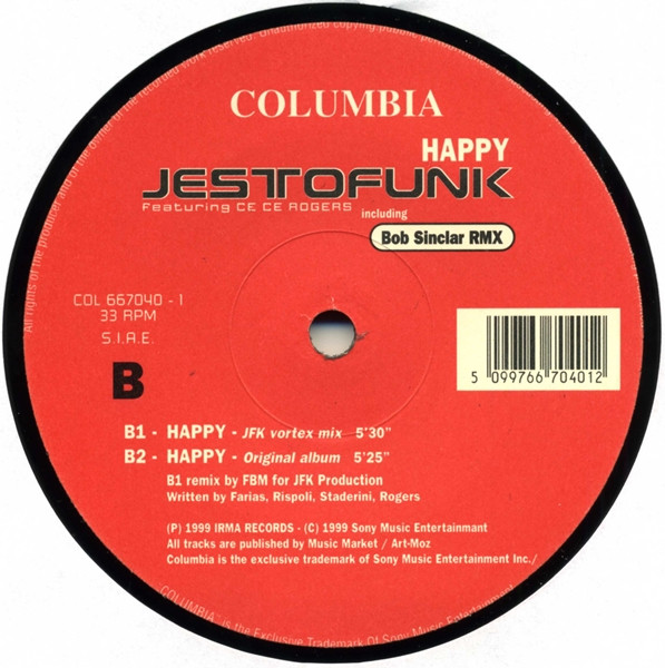 Jestofunk - Happy | Columbia (COL 667040 1) - 3 Jestofunk - Happy | Columbia (COL 667040 1) - 3