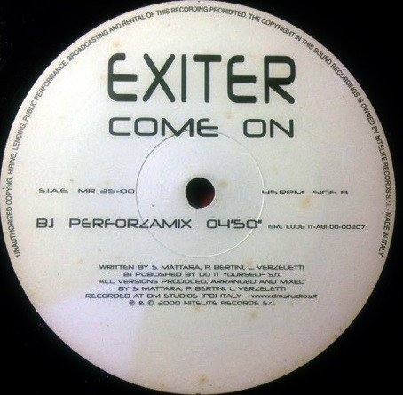 Exiter - Hymn | Major Records (MR 35-00) - 2