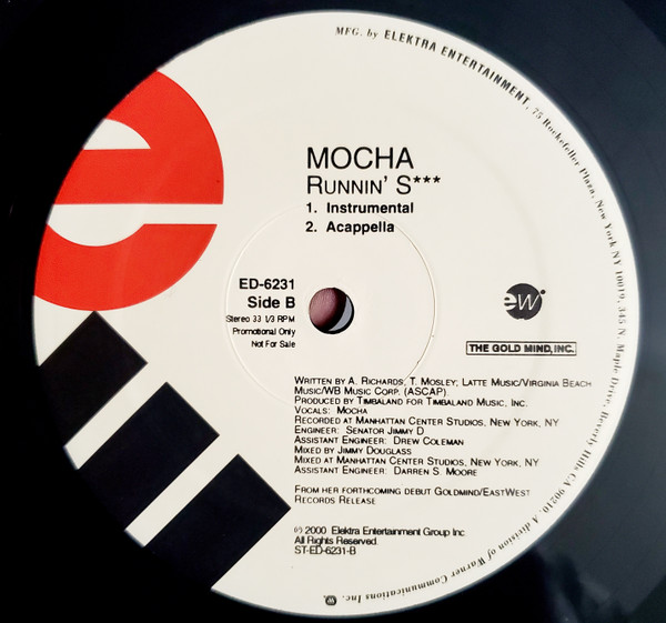 Mocha - Runnin' S*** | EastWest (ED-6231) - 2