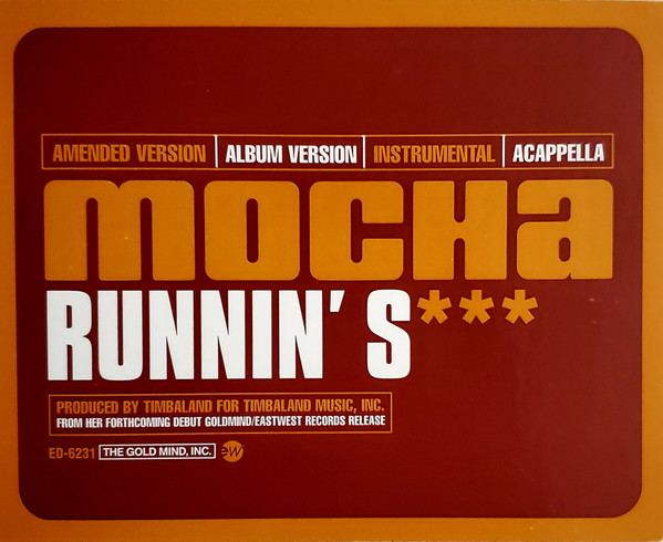Mocha - Runnin' S*** | EastWest (ED-6231) - 3