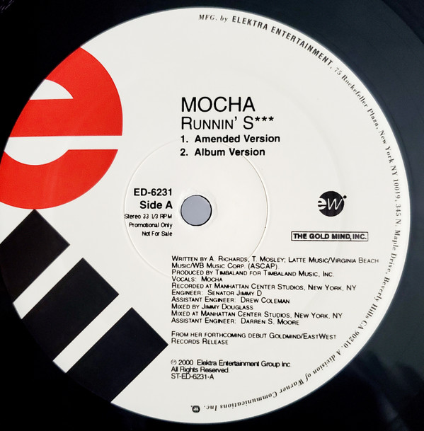 Mocha - Runnin' S*** | EastWest (ED-6231) - main